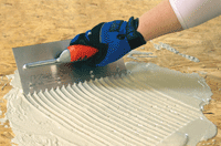 Gizmo Snap-On Trowel In Use